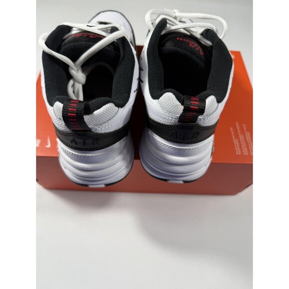 New Nike Air Monarch IV Shoes Mens White Black Red Size 7 Running 415445 101 - Picture 9 of 10